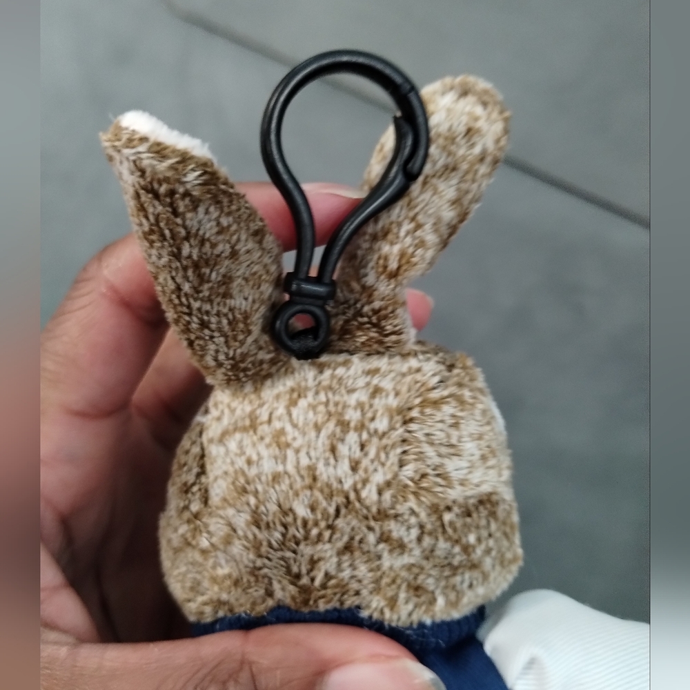 Dan Dee Official Movie 2  Plush  Peter Rabbit Bunny Adorable Small 8" keychain  - Picture 4 of 13